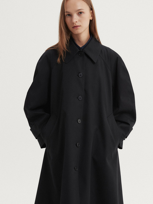 FONDE TRENCH COAT (BLACK)