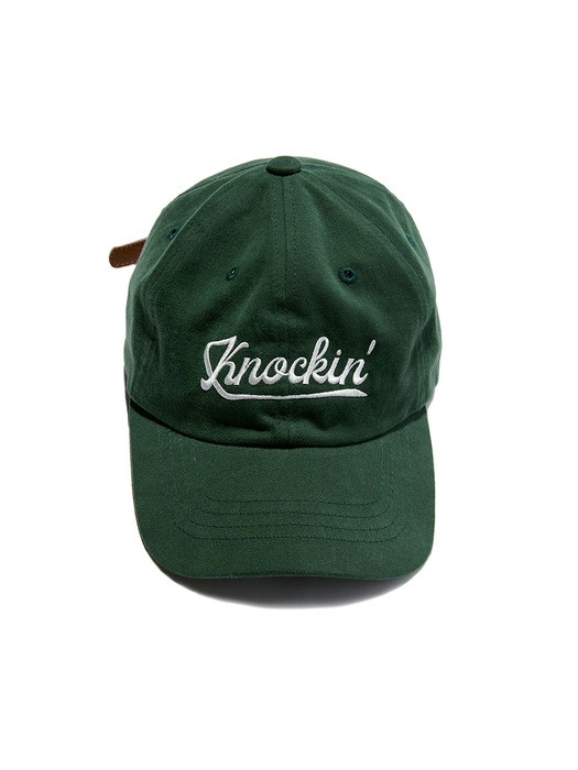 KNOCKIN LOGO B.B CAP GREEN