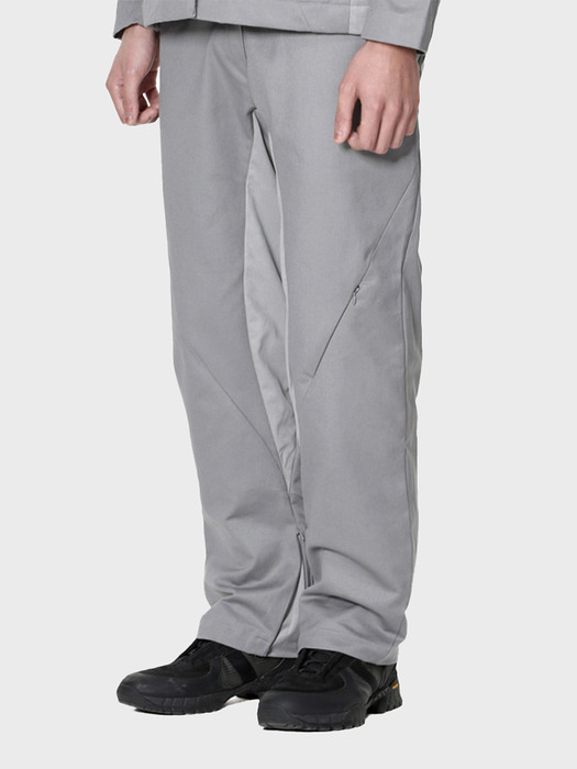 DIAGONAL TROUSER GREY