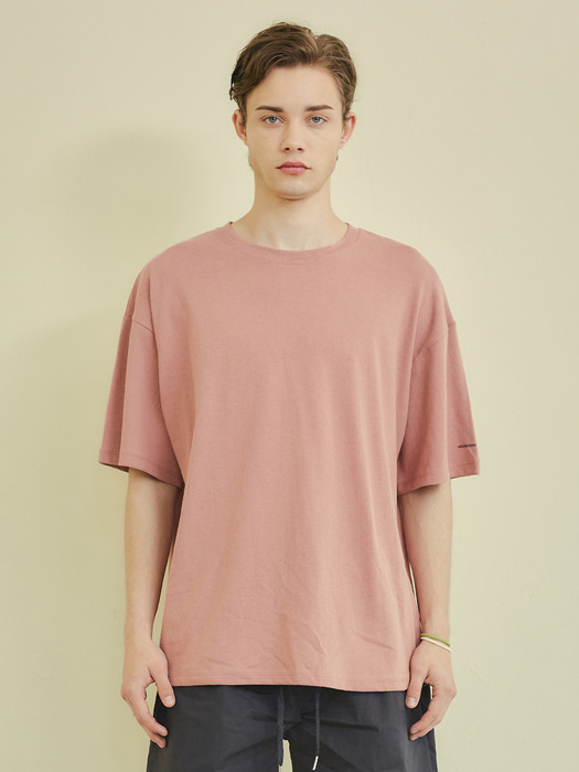 unisex heavy cotton overfit half t-shirts(10col)