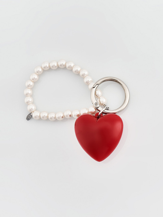 Red Heart Key Ring