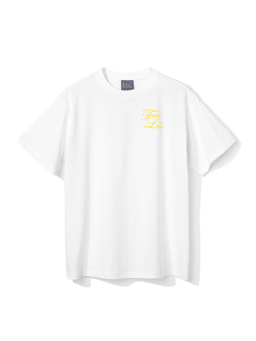 FLC Oversized Star T-shirts_WHITE