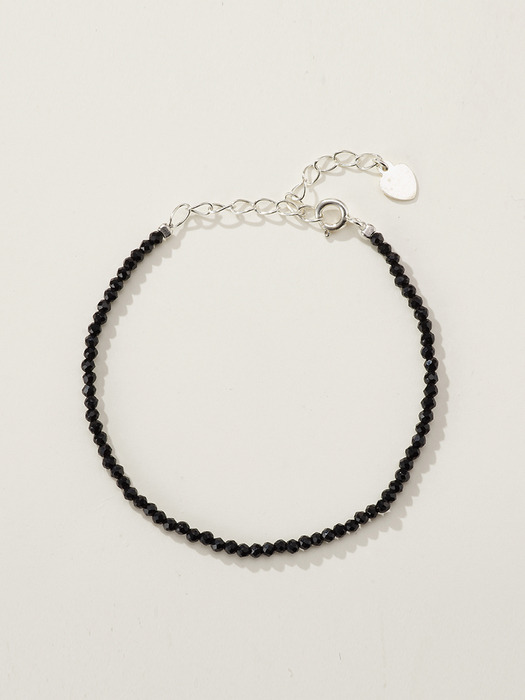 925 Black Spinel Bracelet