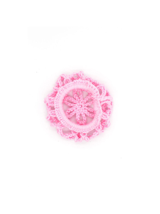 Flower Hair Net (pink)