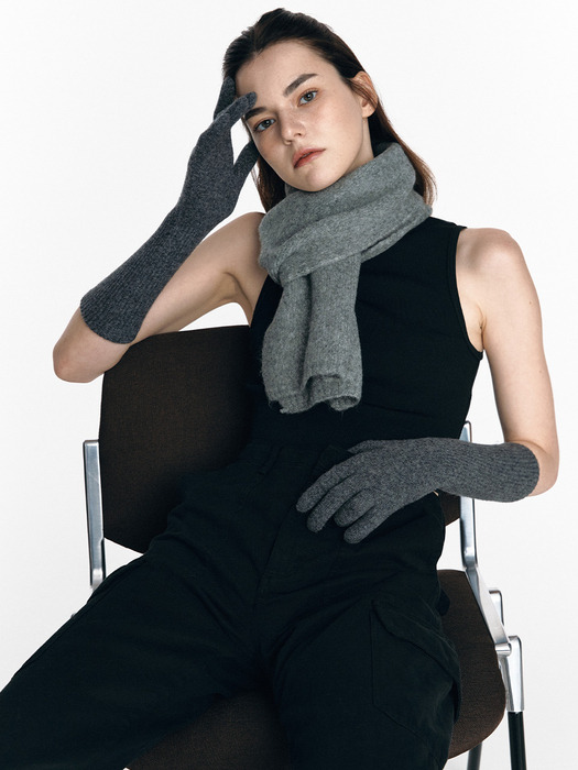 Wool Long Gloves (3colors)