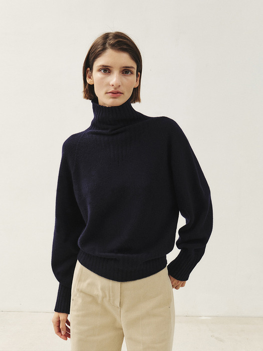 RTW CASHMERE WHOLEGARMENT TURTLENECK KNIT TOP_3COLORS