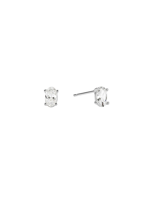 [925 silver] Deux.silver.174 / tortue dew earring