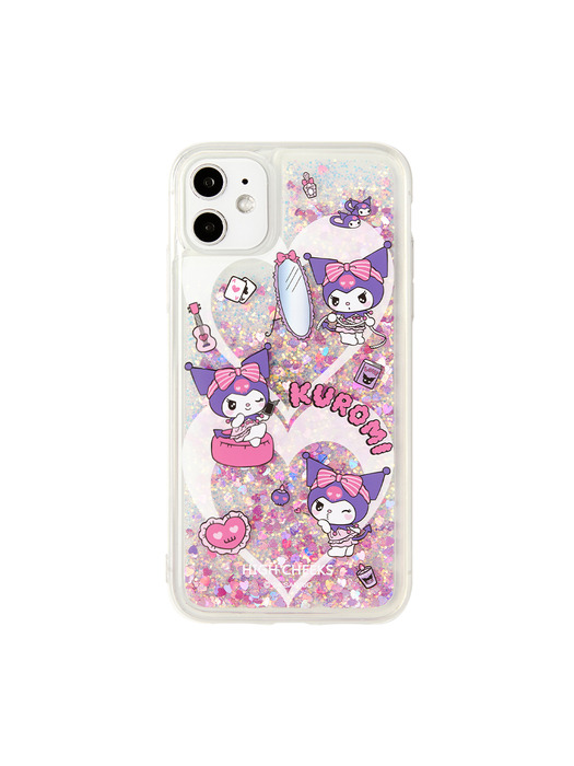 Heart Kuromi Glitter Case_HC2411GP001O