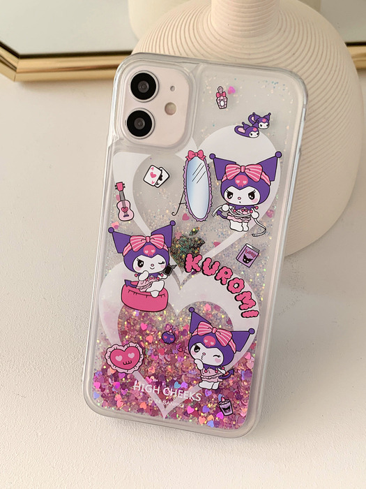 Heart Kuromi Glitter Case_HC2411GP001O