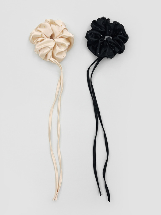 string satin scrunchie (2colors)