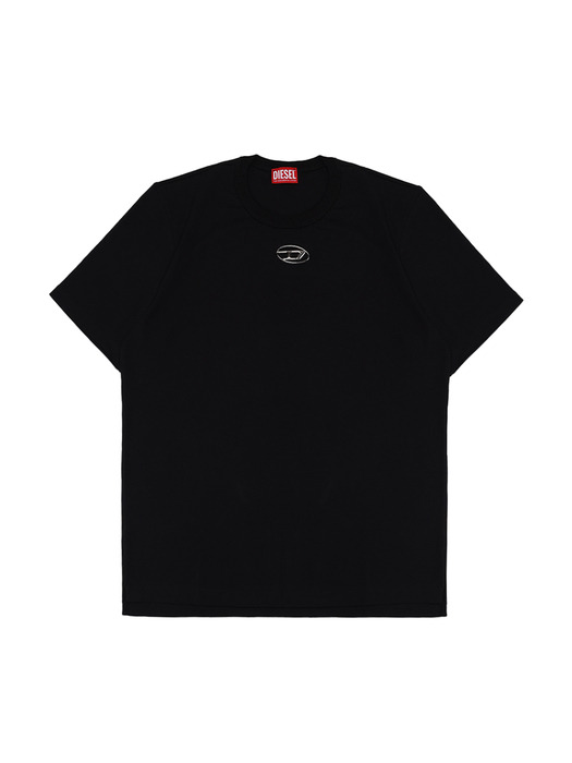 디젤 반팔 T-JUST-OD 로고 티셔츠 블랙 A098640HERS 9XX