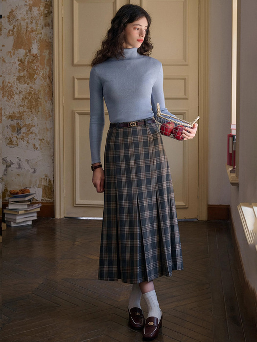 SR_Maillard Plaid Skirt