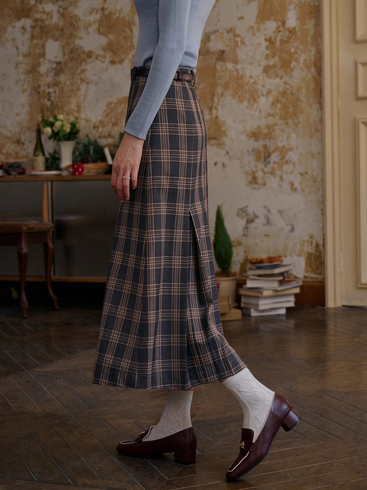 SR_Maillard Plaid Skirt