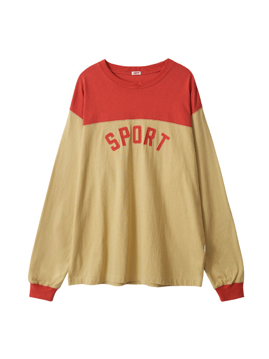 Sport football supersize t-shirt_orange