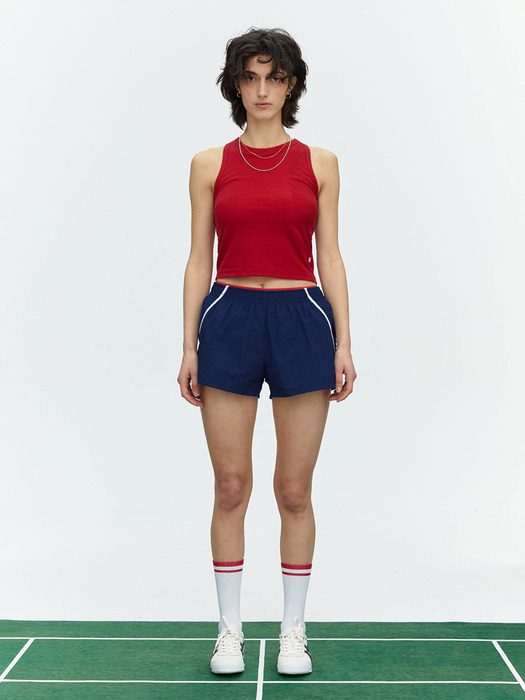 RUNNING TRACK NYLON SHORTS_NAVY