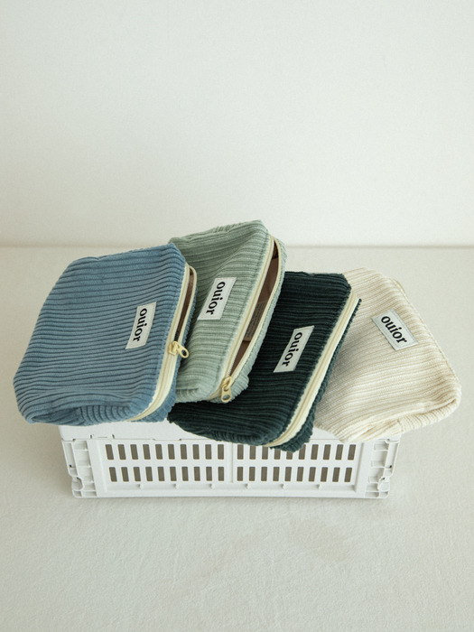 ouior everyday pouch_corduroy (4종 택1)