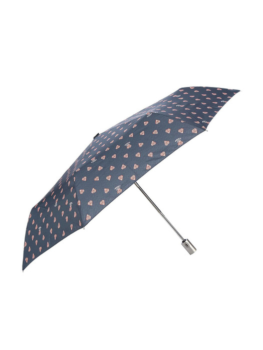 [PETIT DIAMOND] 네이비 쁘띠패턴 3단자동 양산 겸용 우산 JAUM4E005N2