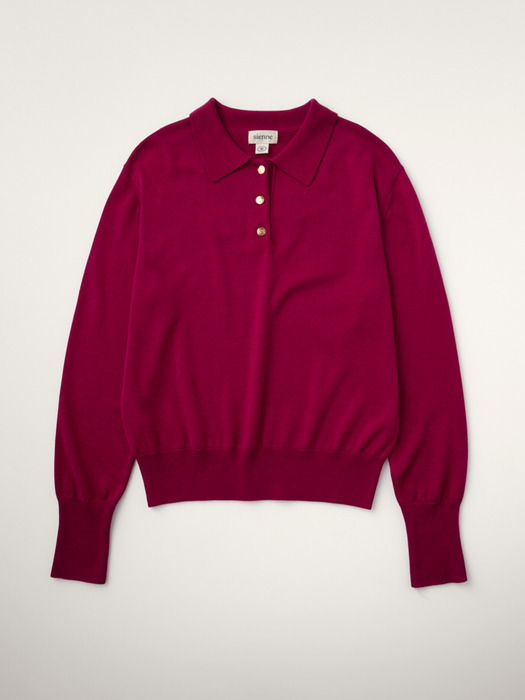 New Royal Knit (Burgundy)