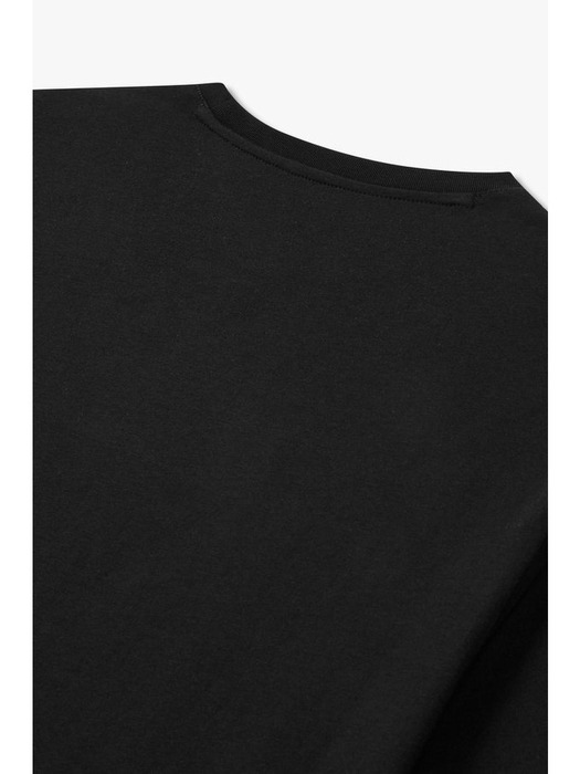 AX 남성 서클 로고 크루넥 티셔츠(A414130026)블랙