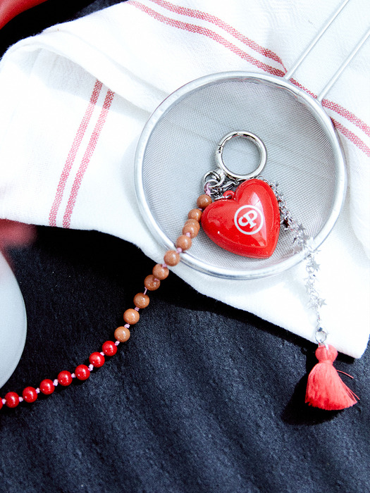 CP HEART LAYERING BAG CHARM_3COLOR