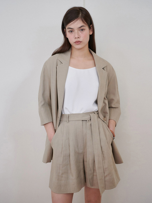 24N summer linen roomy jacket [BE]