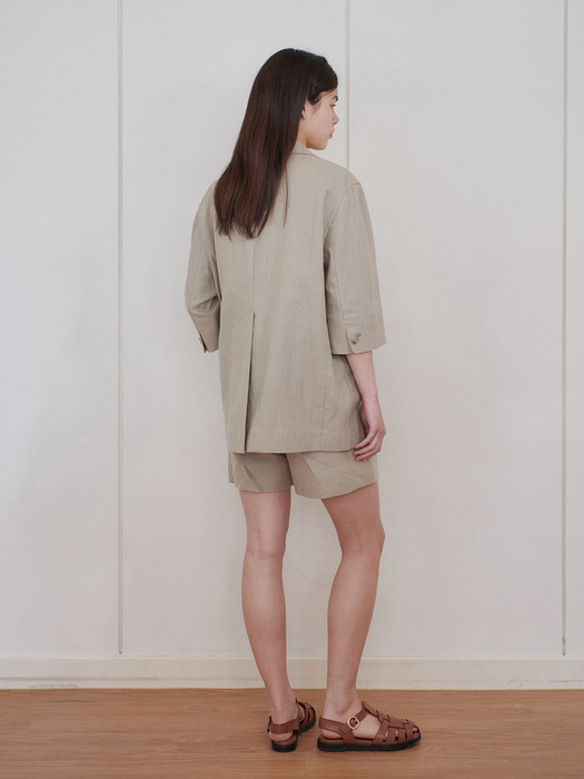 24N summer linen roomy jacket [BE]