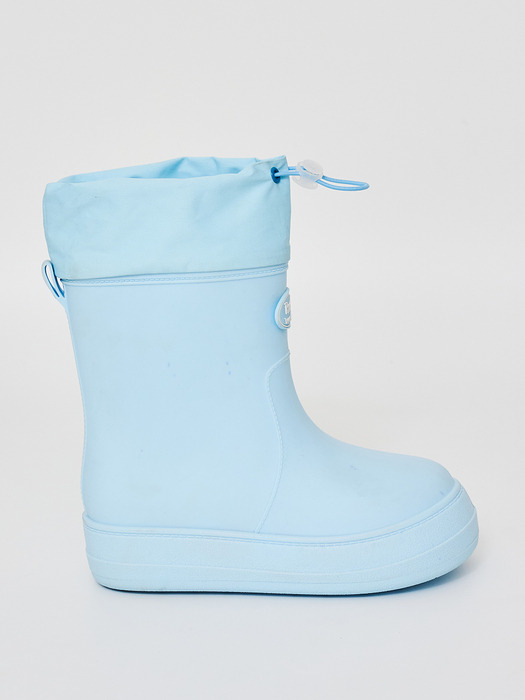 레인부츠 RE-RAIN SHIRRING BOOTS SKY BLUE