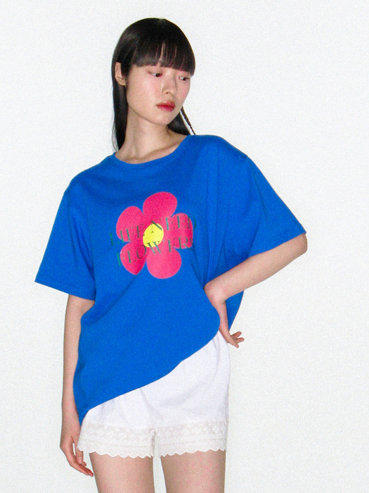 Flower T-shirt (Blue)