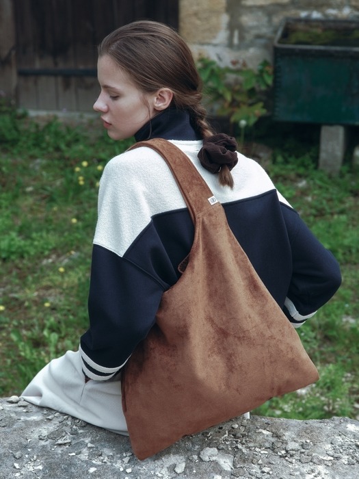 pera bag (suede) - brown