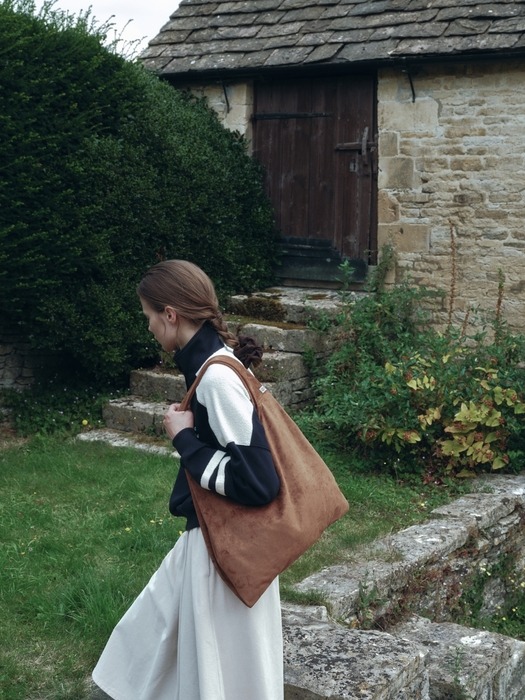 pera bag (suede) - brown