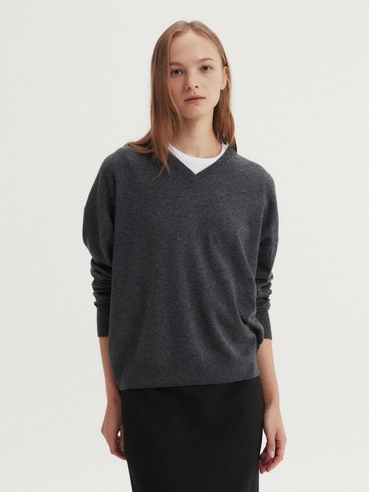 RODE V NECK PULLOVER (3 COLORS)