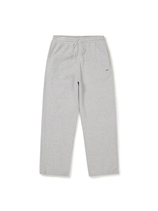 [24FW clove] Logo Fleece Pants_Men (Light Grey)