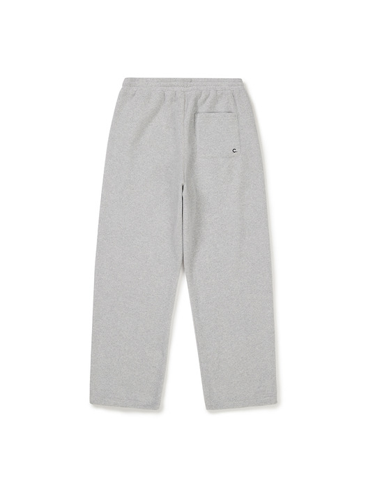 [24FW clove] Logo Fleece Pants_Men (Light Grey)