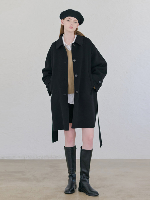 24FN single half handmade coat [BK]