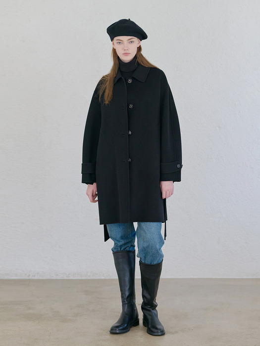 24FN single half handmade coat [BK]