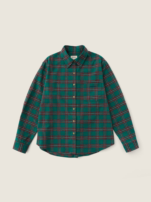 Noel Tartan Check Shirt (Green)