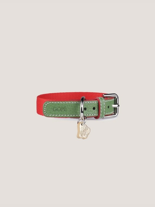 GOPE Christmas Dog Collar GRRE (B-Buckle)