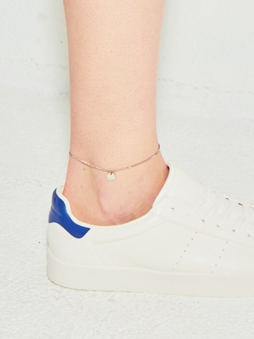 Mini Medal ``````````````````drop`````````````````` Surgical Chain Anklet