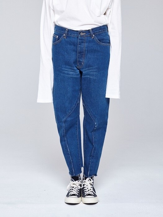 REMAKED BAGGY JEANS [DARK BLUE]