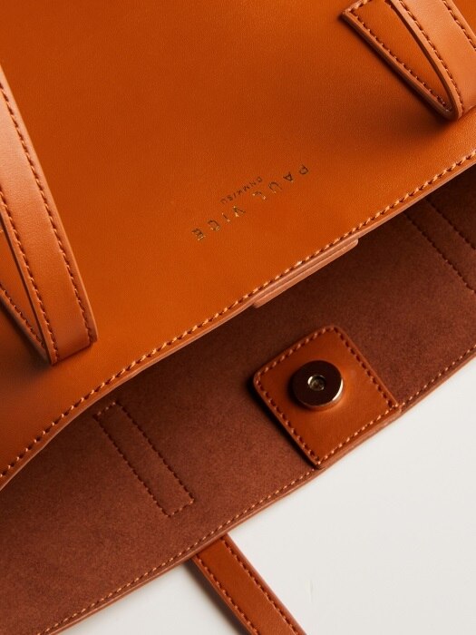 Leather Office bag - Brown 레더 오피스백 브라운 PV001BR