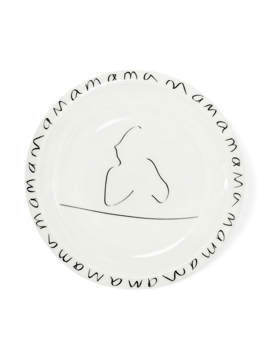 Mama _ round plate