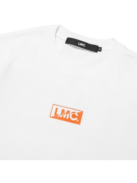 LMC x WC HALF LOGO TEE_white