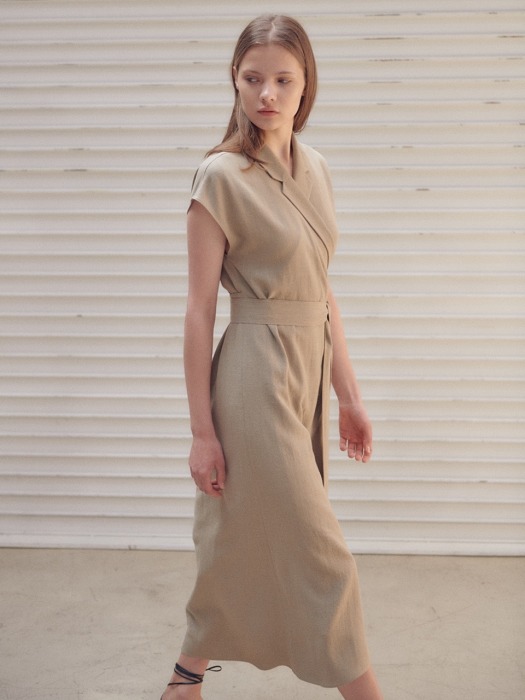 Tailored summer wrap dress [BE]