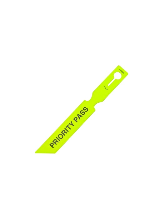 Priority tag _ Neon Yellow