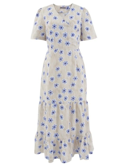 Summer Blue Flower Long Dress [Limited Edition]