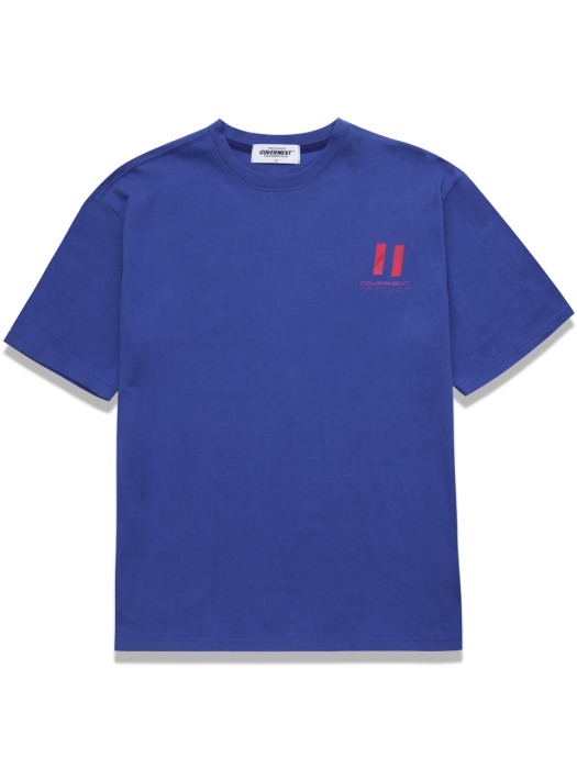Signature Logo Graphic Over-Fit TEE Royal Blue