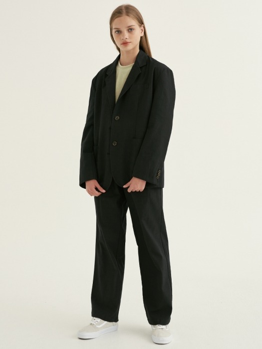 Classic Cotton Jacket [Black]