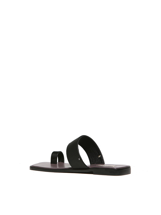 Square 2way Sandal - purple + black