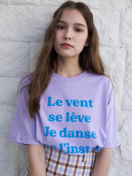 LB LJ T-SHIRT(VIOLET)