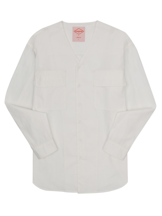 [리퍼브]브이넥 셔츠 [WHITE] / S2D04001